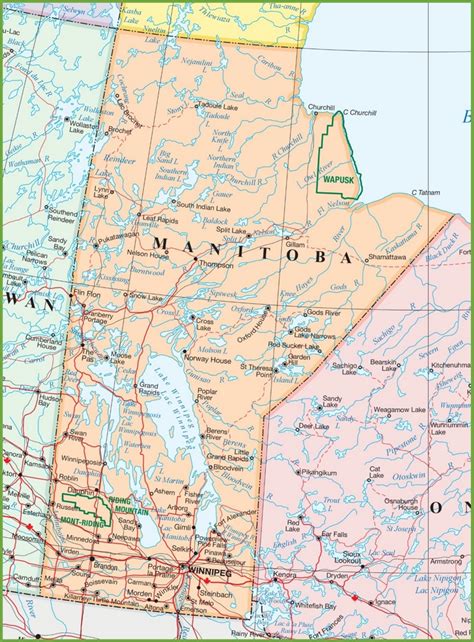 List of cities in Manitoba .